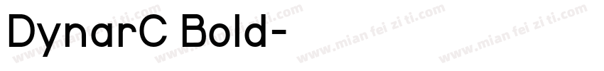 DynarC Bold字体转换